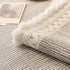 Soft Chenille Sectional Sofa Cover with Pom Pom Trim – Non-Slip Couch Protector