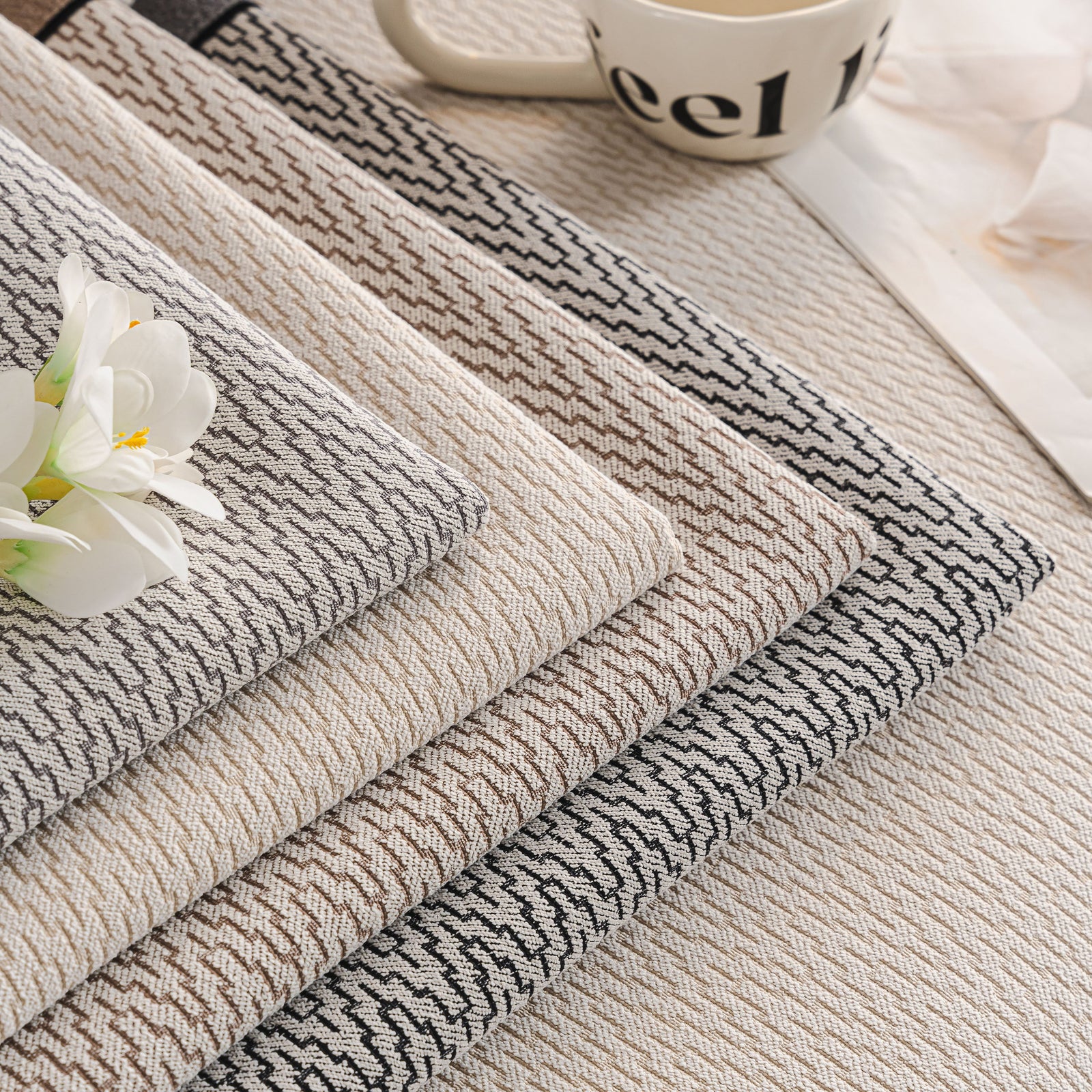 Herringbone Couch Protector for Pets, Non-Slip Washable Sectional Couch Covers