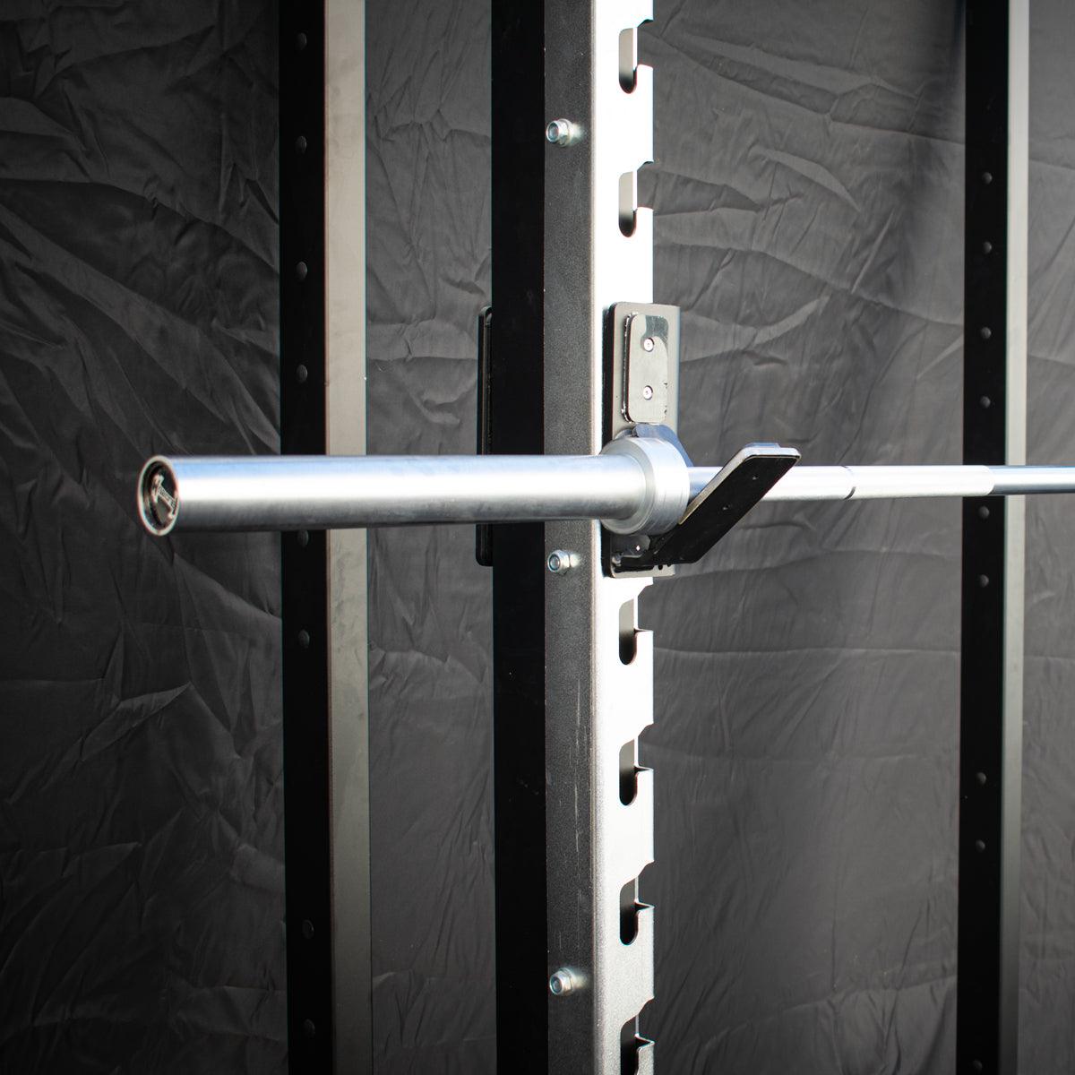 7' Hard Chrome Triple Bearing Olympic Bar - Muscle D Fitness - Precision Performance Grade Knurling