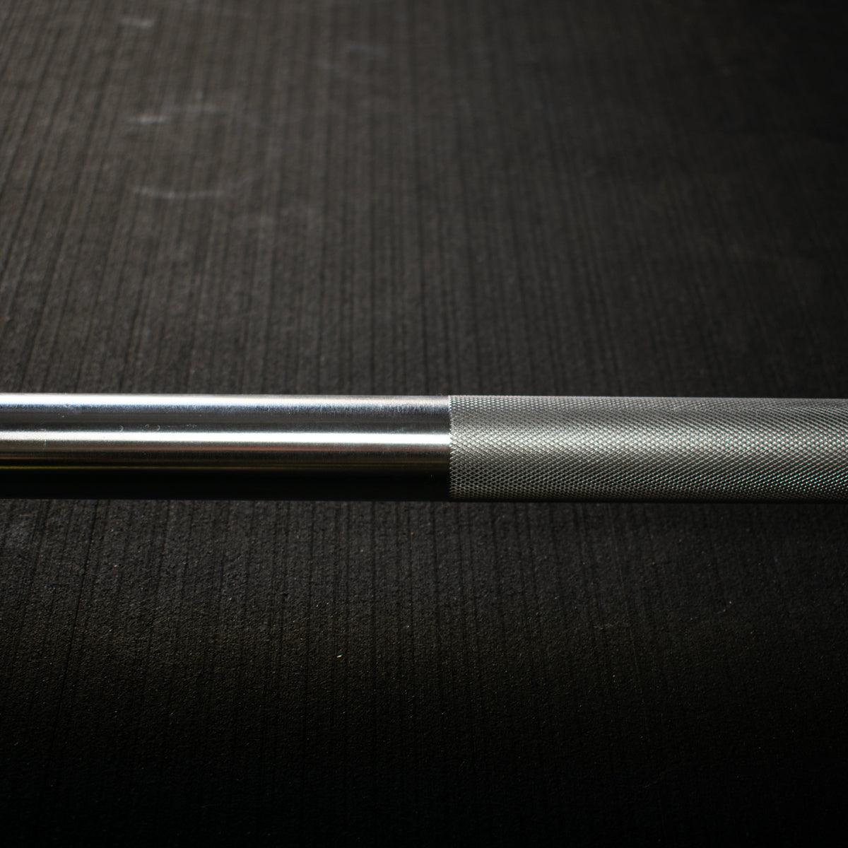 7' Hard Chrome Triple Bearing Olympic Bar - Muscle D Fitness - Precision Performance Grade Knurling