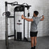 Muscle D Fitness 88" Dual Adjustable Pulley – Compact Cable Machine