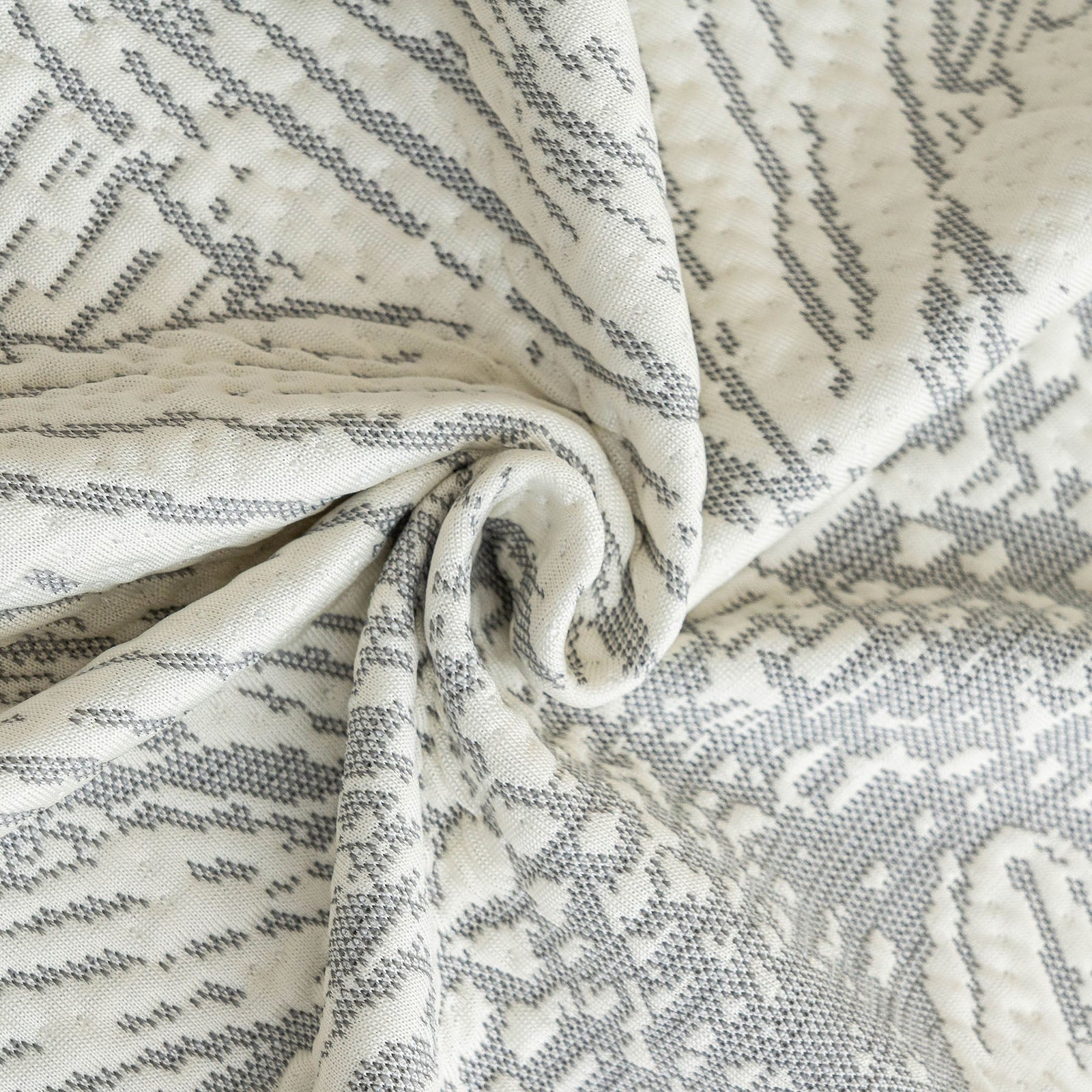 Cooling Botanical Jacquard Couch Cover Decorative Furniture Cover for Loveseat & Sofas