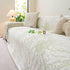 Cooling Botanical Jacquard Couch Cover Decorative Furniture Cover for Loveseat & Sofas