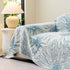 Cooling Botanical Jacquard Couch Cover Decorative Furniture Cover for Loveseat & Sofas