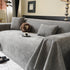 Waterproof Couch Throw Cover for Dogs, Non Slip Slipcover for Leather Fabric Sofa