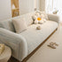 Ribbed Washable Sofa Cover, High Stretch Striped Couch Slipcover with Tie Straps