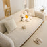Ribbed Washable Sofa Cover, High Stretch Striped Couch Slipcover with Tie Straps