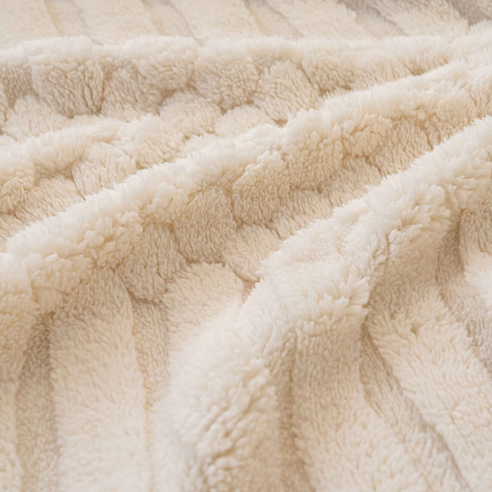 Boho 3D Geometric Throw Blanket for Couch, Luxurious Velvety Plush Fleece Sofa Cover