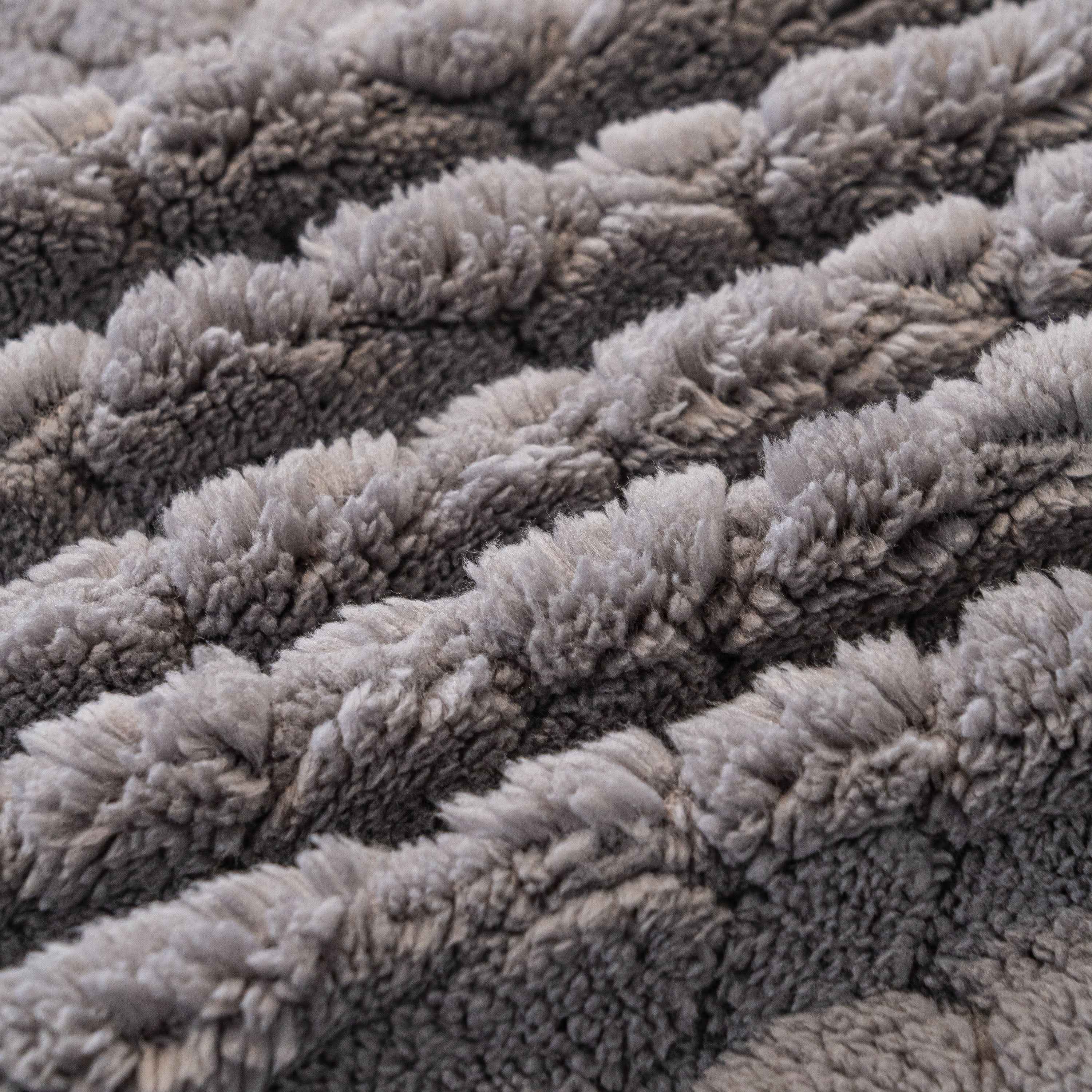 Boho 3D Geometric Throw Blanket for Couch, Luxurious Velvety Plush Fleece Sofa Cover