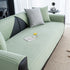 Geometric Textured Couch Slipcover Protector Non-Slip Ice Silk Sofa Cover for Couch