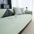 Geometric Textured Couch Slipcover Protector Non-Slip Ice Silk Sofa Cover for Couch