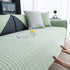 Geometric Textured Couch Slipcover Protector Non-Slip Ice Silk Sofa Cover for Couch