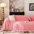 Plush Fleece Washable Sofa Throw Blanket, Soft & Cozy Furniture Protector for Couch