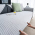 Geometric Textured Couch Slipcover Protector Non-Slip Ice Silk Sofa Cover for Couch