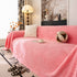 Plush Fleece Washable Sofa Throw Blanket, Soft & Cozy Furniture Protector for Couch