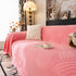 Plush Fleece Washable Sofa Throw Blanket, Soft & Cozy Furniture Protector for Couch