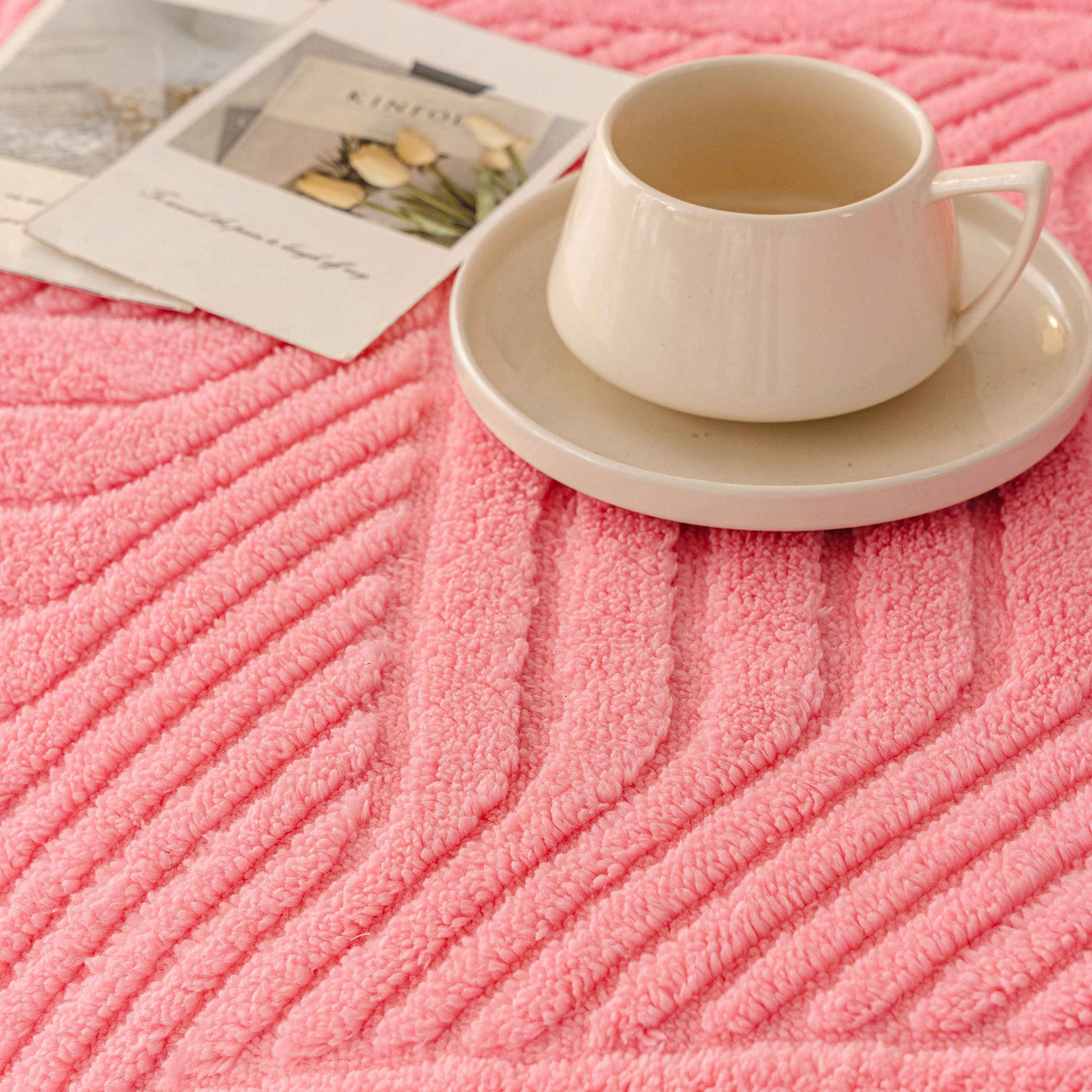 Plush Fleece Washable Sofa Throw Blanket, Soft & Cozy Furniture Protector for Couch