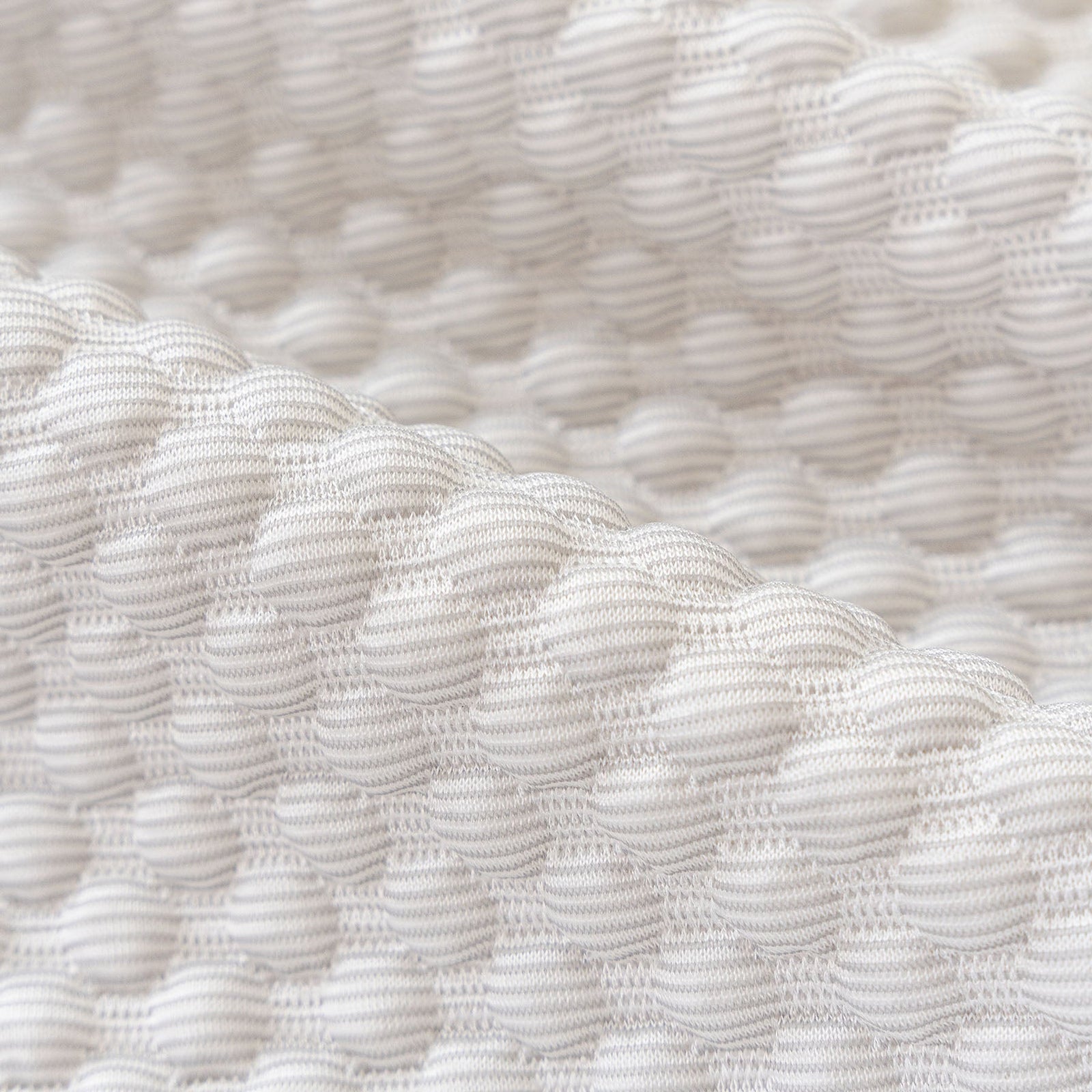 3D Bubble Textured Furniture Protector Throw Cover, Cooling Soft Woven Couch Cover
