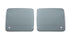 OLM Convex Mirrors with Defrosters and BSM (Chrome) - 2018+ Wrangler