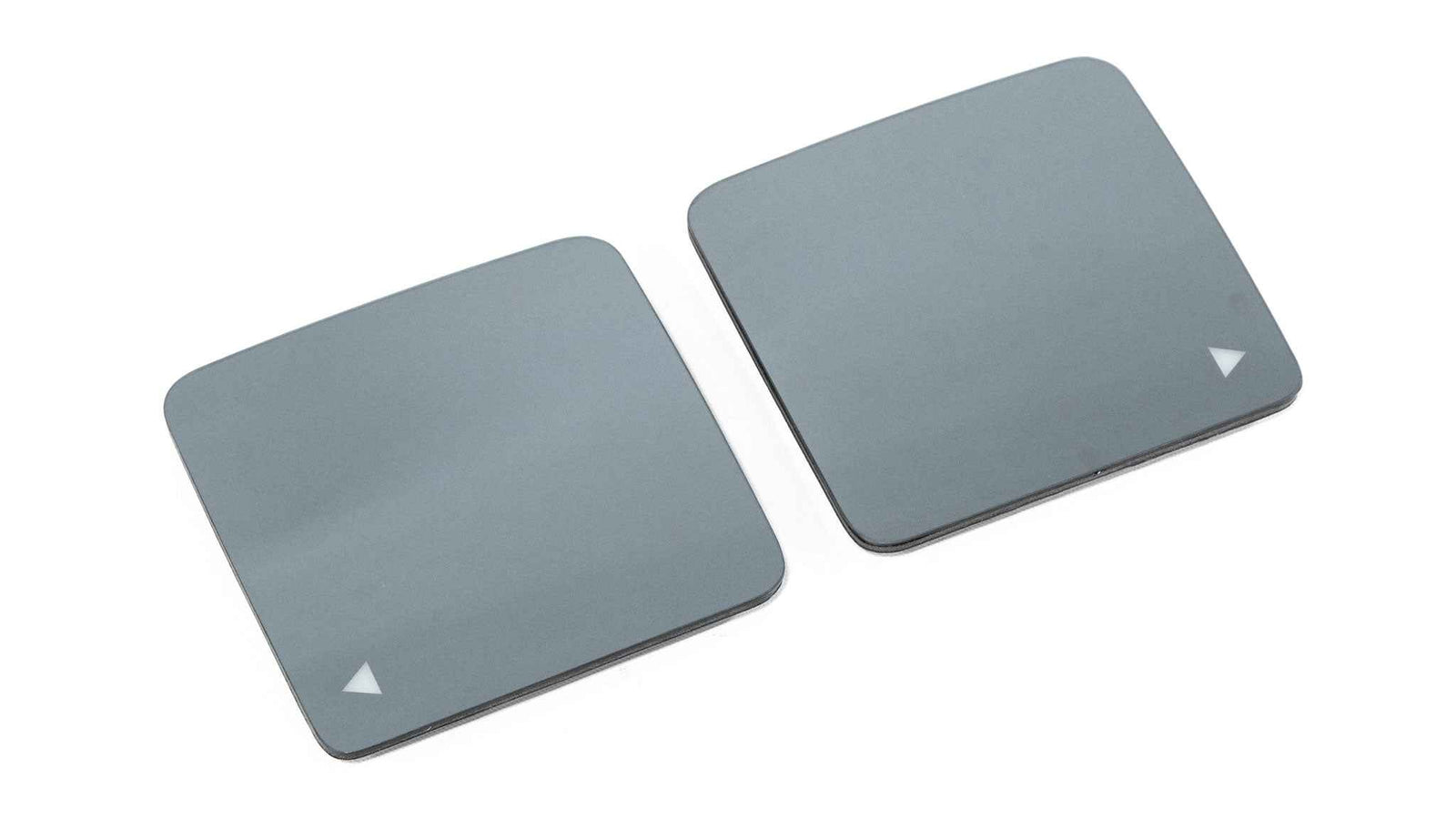 OLM Convex Mirrors with Defrosters and BSM (Chrome) - 2018+ Wrangler