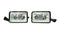 OLM Select Line LED Fog Lights (Chrome) - 15-20 Ford F150 17-22 F250/F350