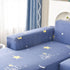 Boho Printed Sofa Slipcover, Stretch Furniture Protector for Sectional L-Shaped Sofa