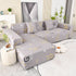 Boho Printed Sofa Slipcover, Stretch Furniture Protector for Sectional L-Shaped Sofa