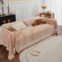 Chenille Striped Sofa Throw Blanket, Furniture Throw Covers Living Room Couch Cover