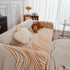 Chenille Striped Sofa Throw Blanket, Furniture Throw Covers Living Room Couch Cover