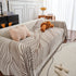 Chenille Striped Sofa Throw Blanket, Furniture Throw Covers Living Room Couch Cover