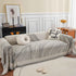 Chenille Striped Sofa Throw Blanket, Furniture Throw Covers Living Room Couch Cover