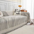 Chenille Striped Sofa Throw Blanket, Furniture Throw Covers Living Room Couch Cover