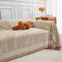 Chenille Striped Sofa Throw Blanket, Furniture Throw Covers Living Room Couch Cover