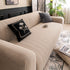 High Stretch Wheat Ear Embossed Textured Couch Slipcover, Water Repellent Sofa Cover