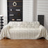 Chenille Striped Floral Couch Cover Sofa Slipcover for Most Shape Sofas, Reversible Sofa Throw Cover