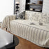 Chenille Striped Floral Couch Cover Sofa Slipcover for Most Shape Sofas, Reversible Sofa Throw Cover