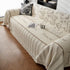 Chenille Striped Floral Couch Cover Sofa Slipcover for Most Shape Sofas, Reversible Sofa Throw Cover