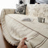 Chenille Striped Floral Couch Cover Sofa Slipcover for Most Shape Sofas, Reversible Sofa Throw Cover