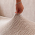Spandex Jacquard Sofa Cover, High Stretch Crinkle Textured Couch Slipcover KAS Washable