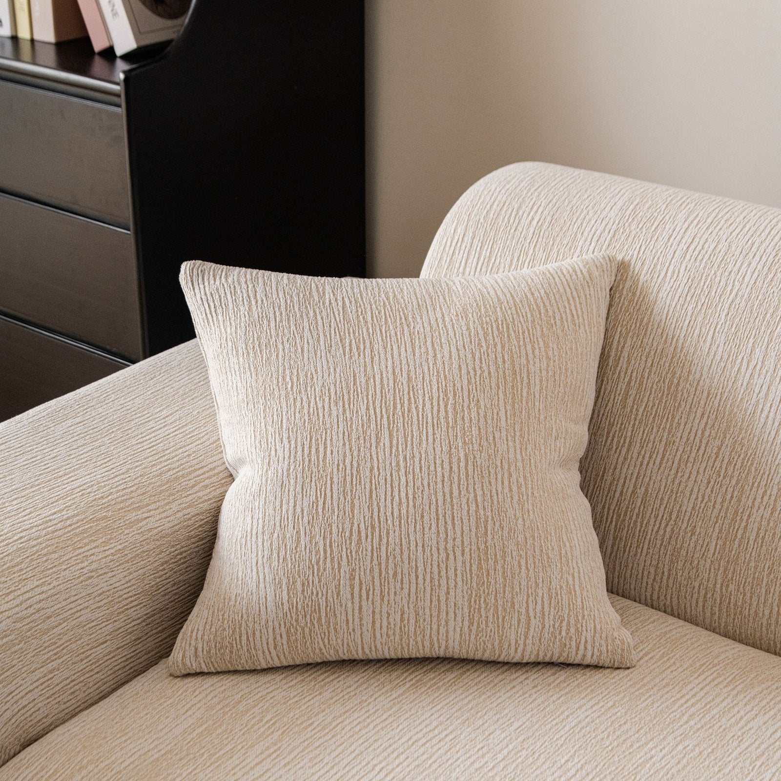 Spandex Jacquard Sofa Cover, High Stretch Crinkle Textured Couch Slipcover KAS Washable