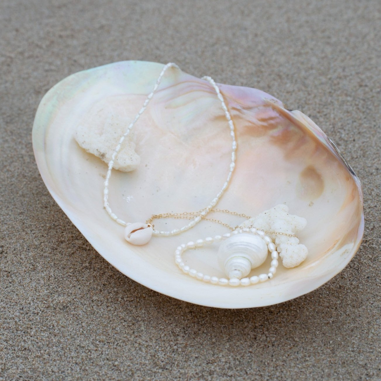 Faith Vintage Pearl Bracelet