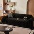 Soft Chenille Sofa Throw Cover, Raised Geometric Texture Furniture Protector Blanket