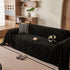 Soft Chenille Sofa Throw Cover, Raised Geometric Texture Furniture Protector Blanket