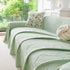 Embossed Leaf Pattern Sofa Cover Blanket for Couch, Soft Cooling Textured Couch Cover