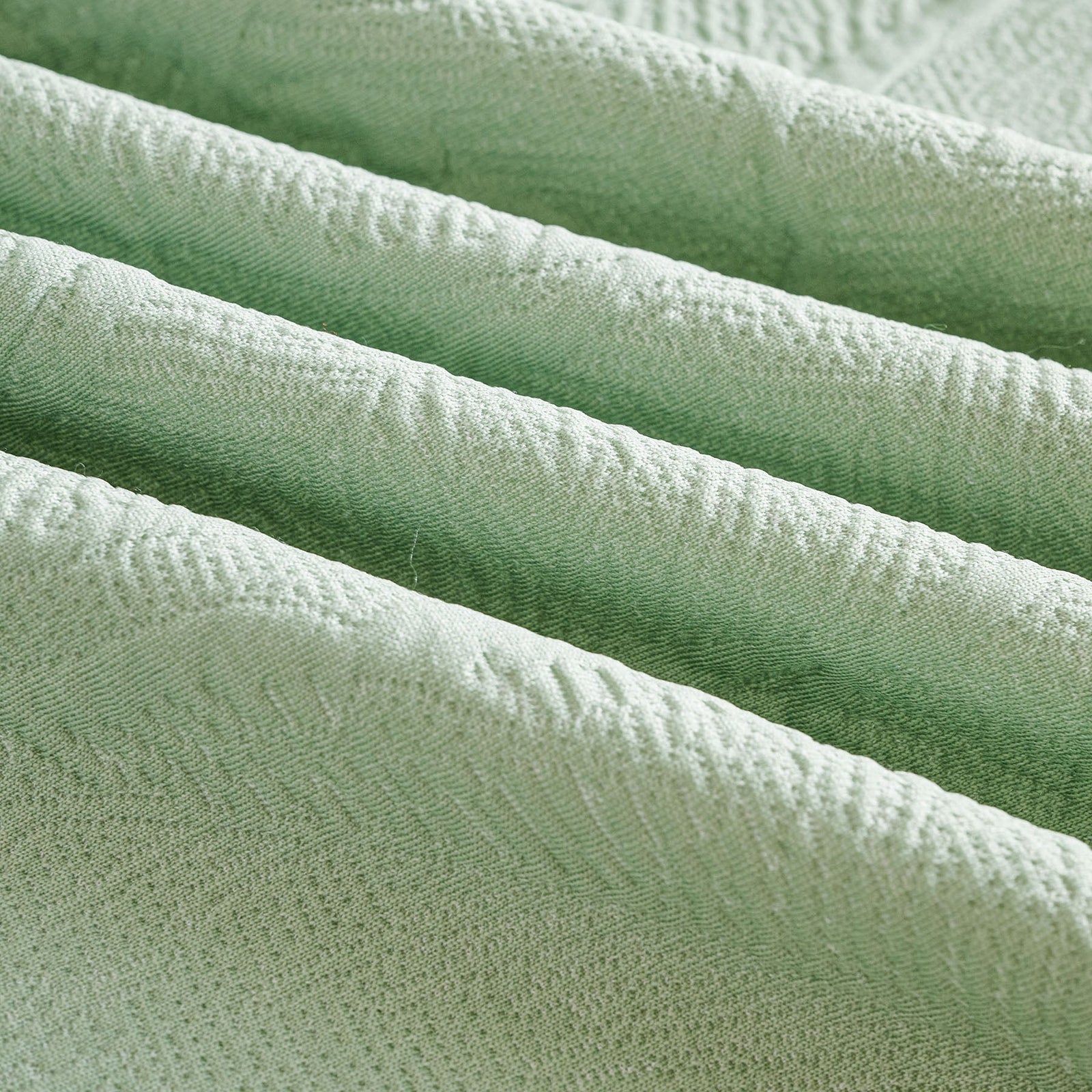 Embossed Leaf Pattern Sofa Cover Blanket for Couch, Soft Cooling Textured Couch Cover