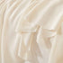 Cute Dotted Stripe Couch Protector, Non-Slip Washable Sofa Cover with Ruffled Skirt