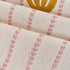 Cute Dotted Stripe Couch Protector, Non-Slip Washable Sofa Cover with Ruffled Skirt