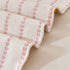 Cute Dotted Stripe Couch Protector, Non-Slip Washable Sofa Cover with Ruffled Skirt
