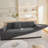 Embossed Lines Couch Covers Stretchable Non-Slip & Washable Sofa Slipcovers
