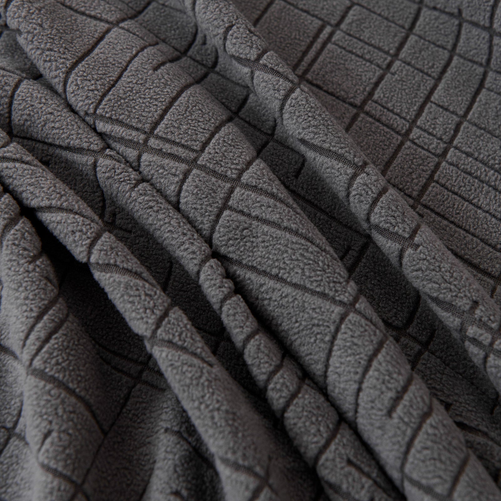 Embossed Lines Couch Covers Stretchable Non-Slip & Washable Sofa Slipcovers